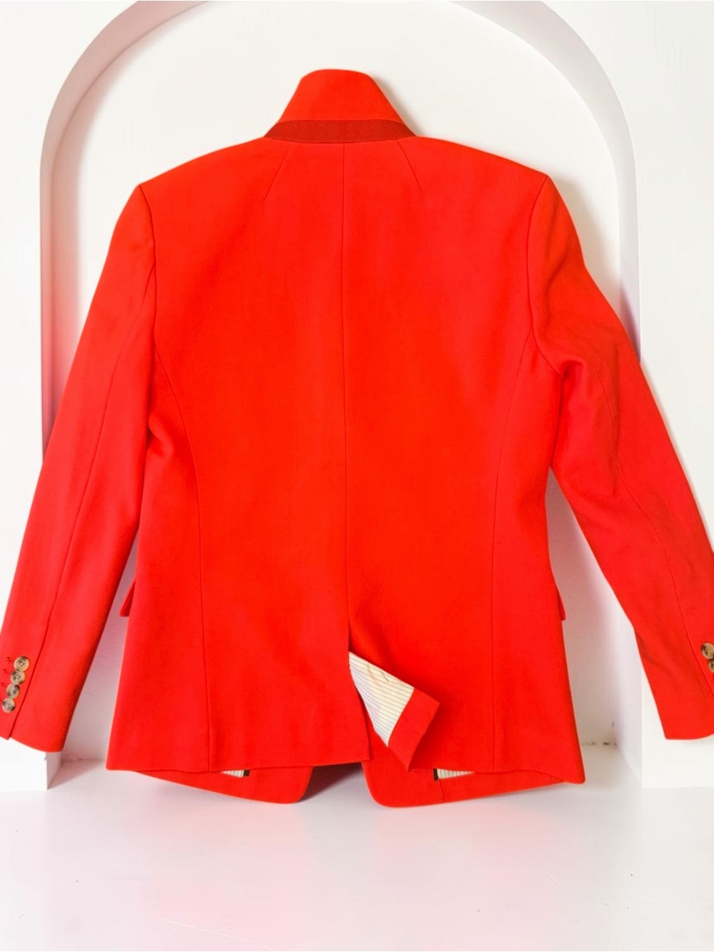 J.Crew Coral Statement Blazer Size 2 | Southern Game Day Chic EUC - Picture 7 of 16
